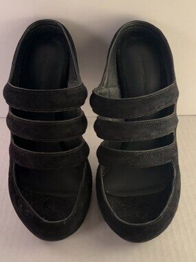 SUEDE ALEXANDER WANG CAMILA SANDAL HEELS